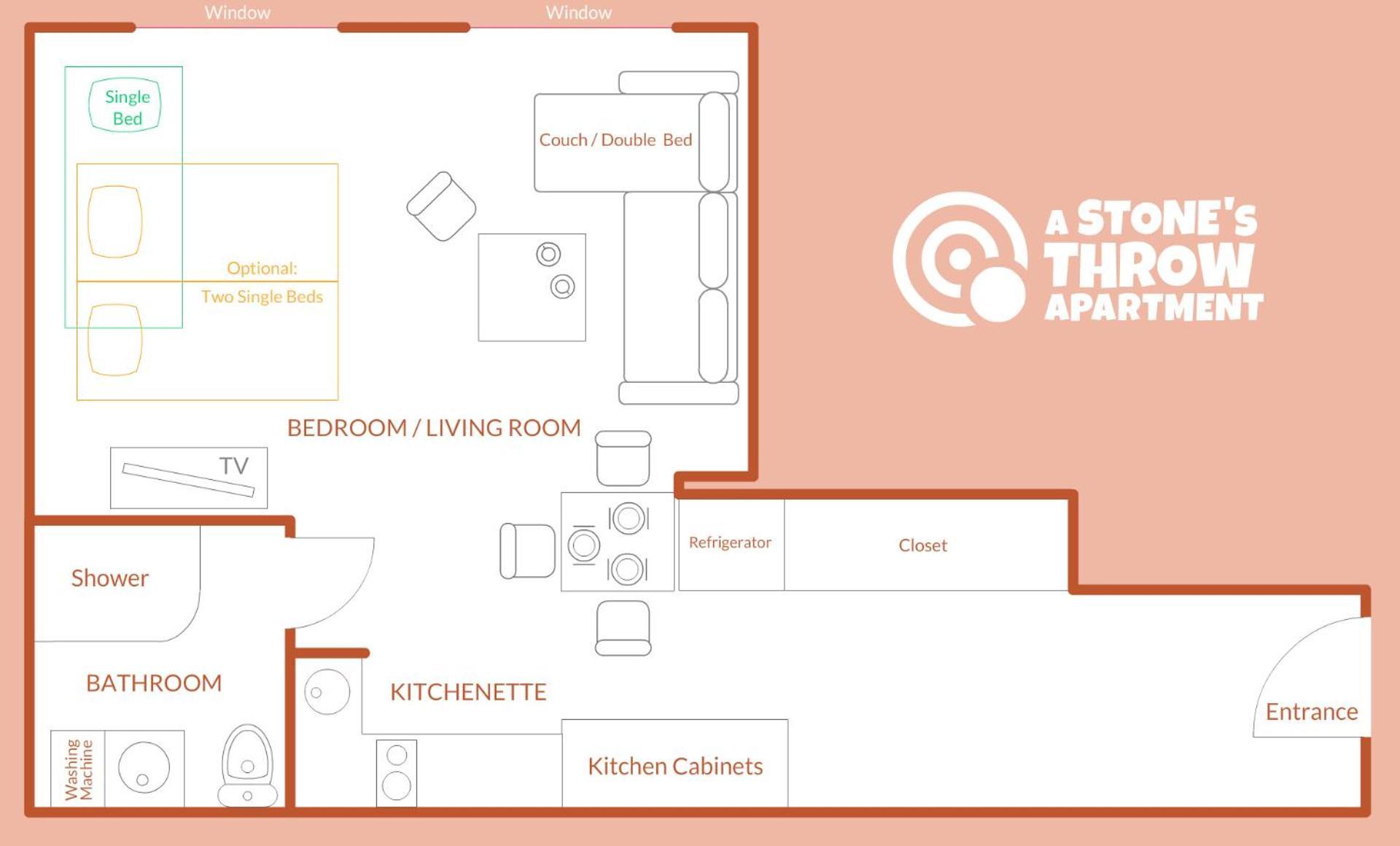 A Stone'S Throw Apartment Krakow Exterior photo